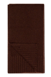 Mocha Cashmere Wrap Scarf