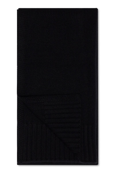 Black Cashmere Wrap Scarf