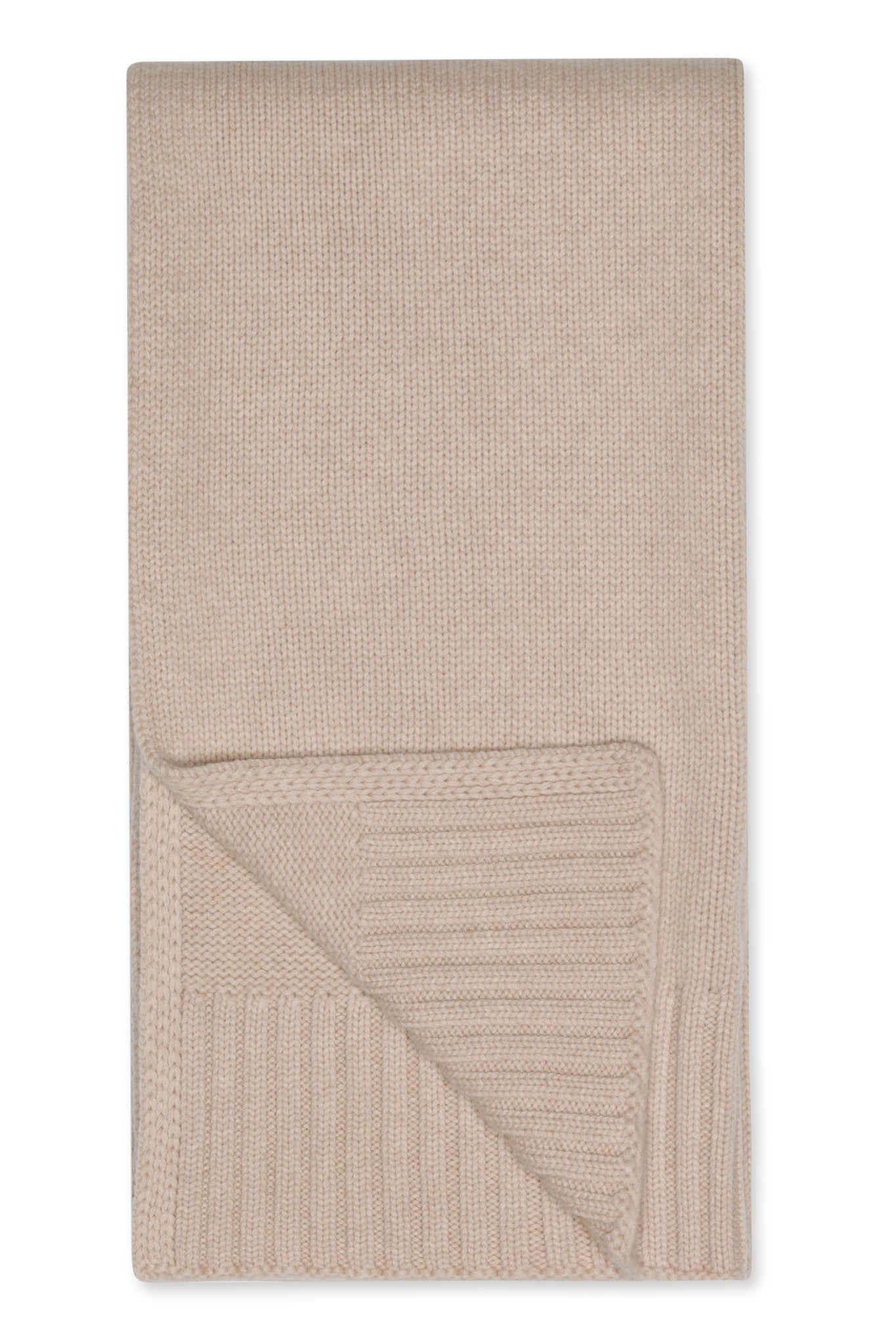 Oat Cashmere Wrap Scarf