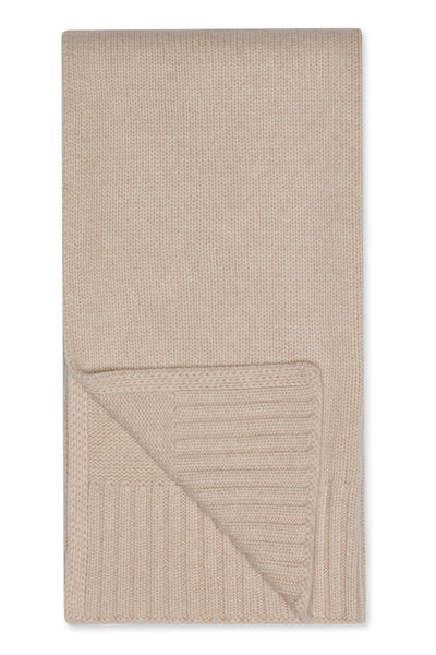 Oat Cashmere Wrap Scarf