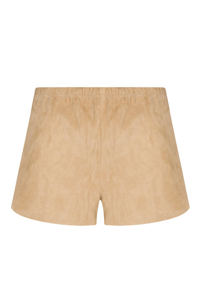 Noix Suede Slip Shorts