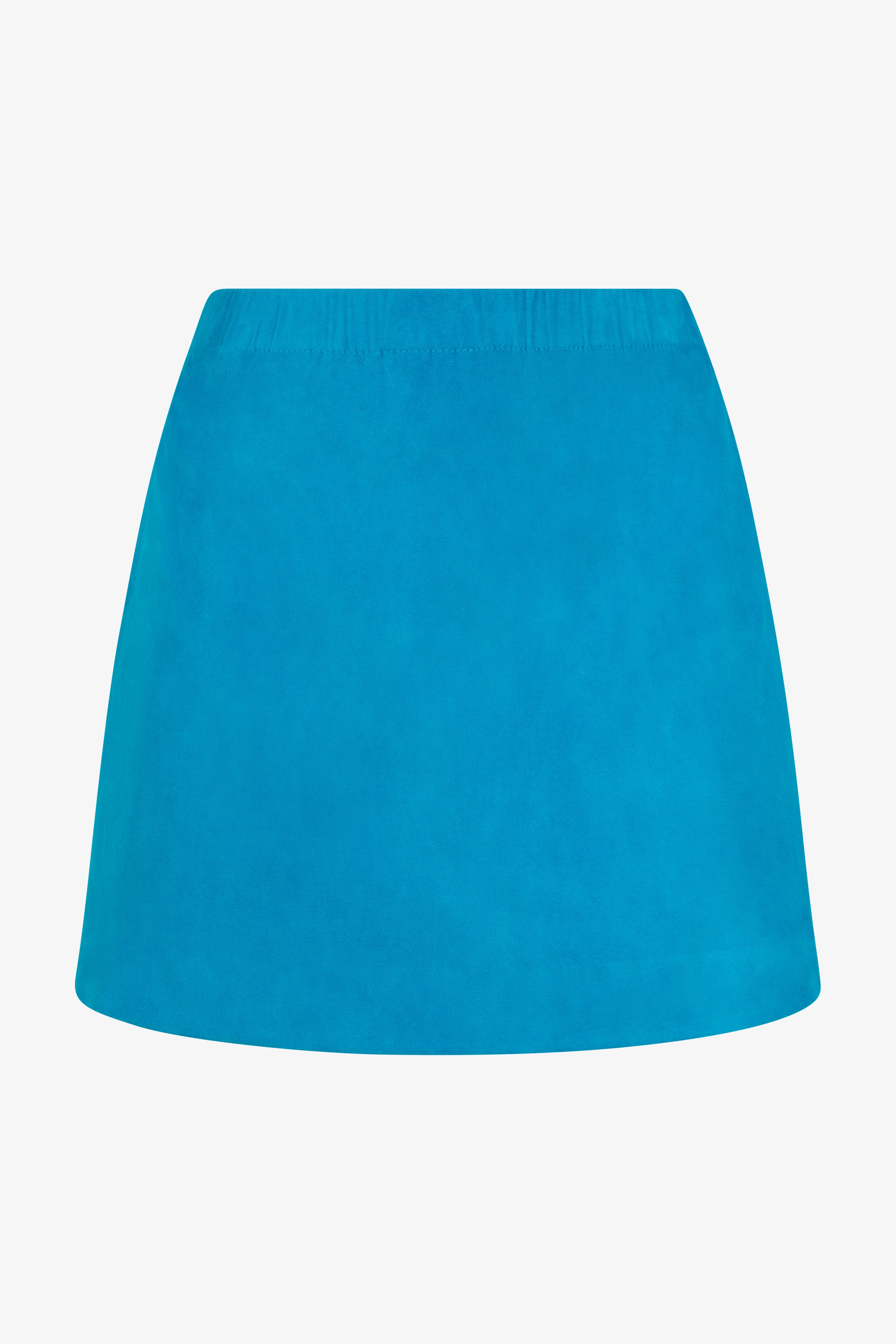 Suede Pull On Skirt