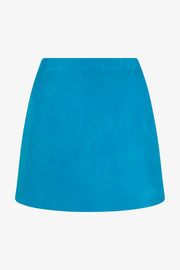 Suede Pull On Skirt