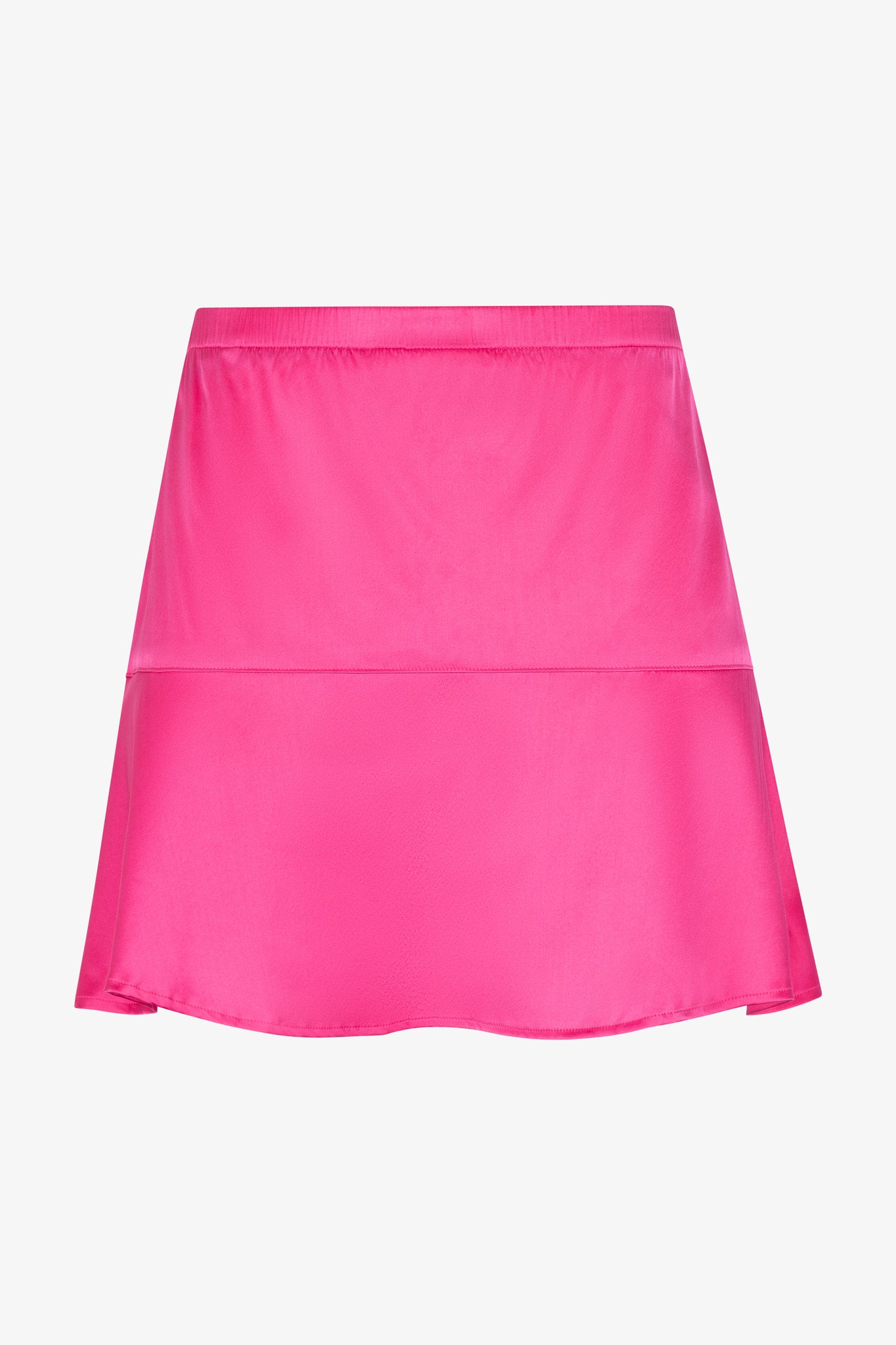 Mary Jane Silk Charmeuse Mini Skirt