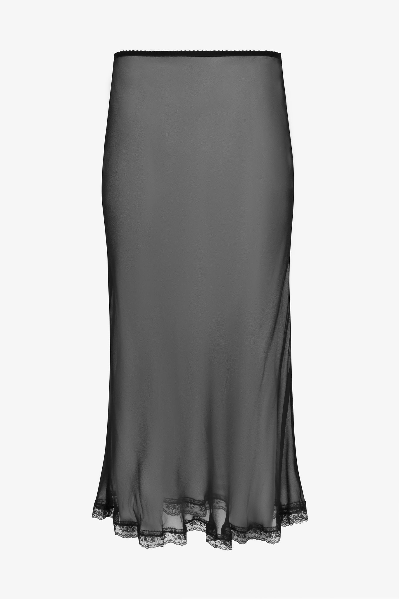 Amelie Silk Midi Skirt