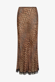 Amelie Silk Midi Skirt