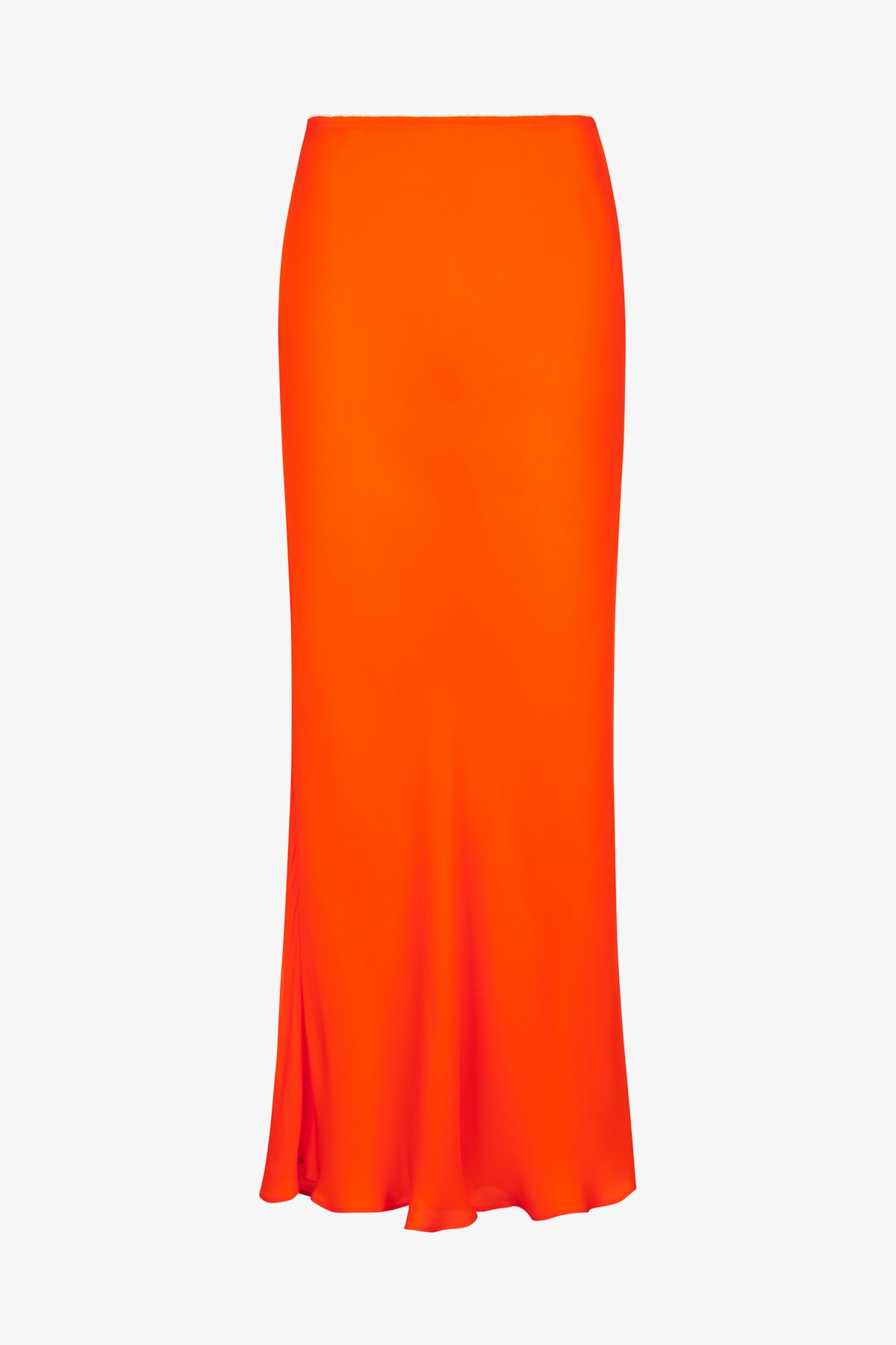 Lara Double Georgette Silk Midi Skirt