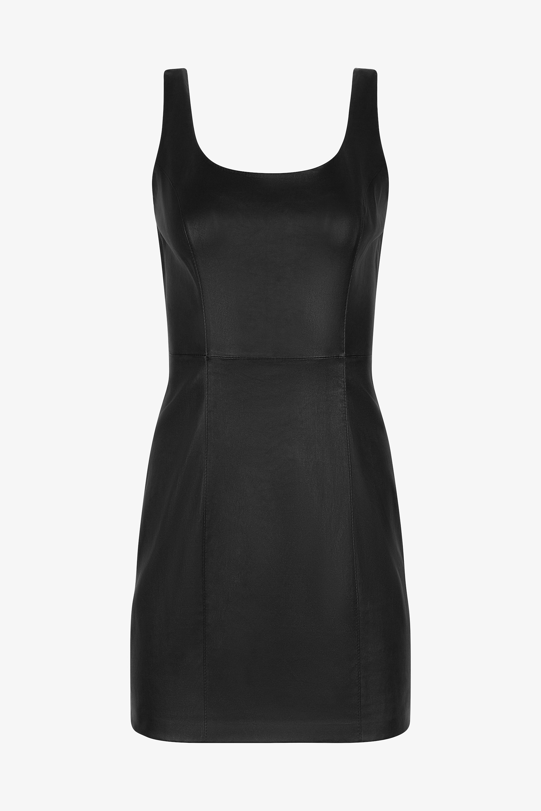 Ellie Leather Mini Dress