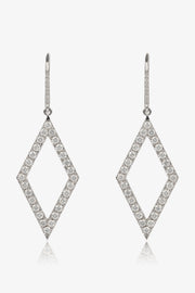 Diamond Lozenge Earrings