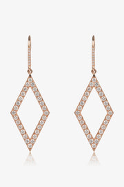 Diamond Lozenge Earrings