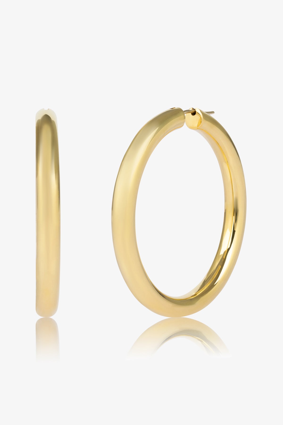 Tubular Hoop Earrings