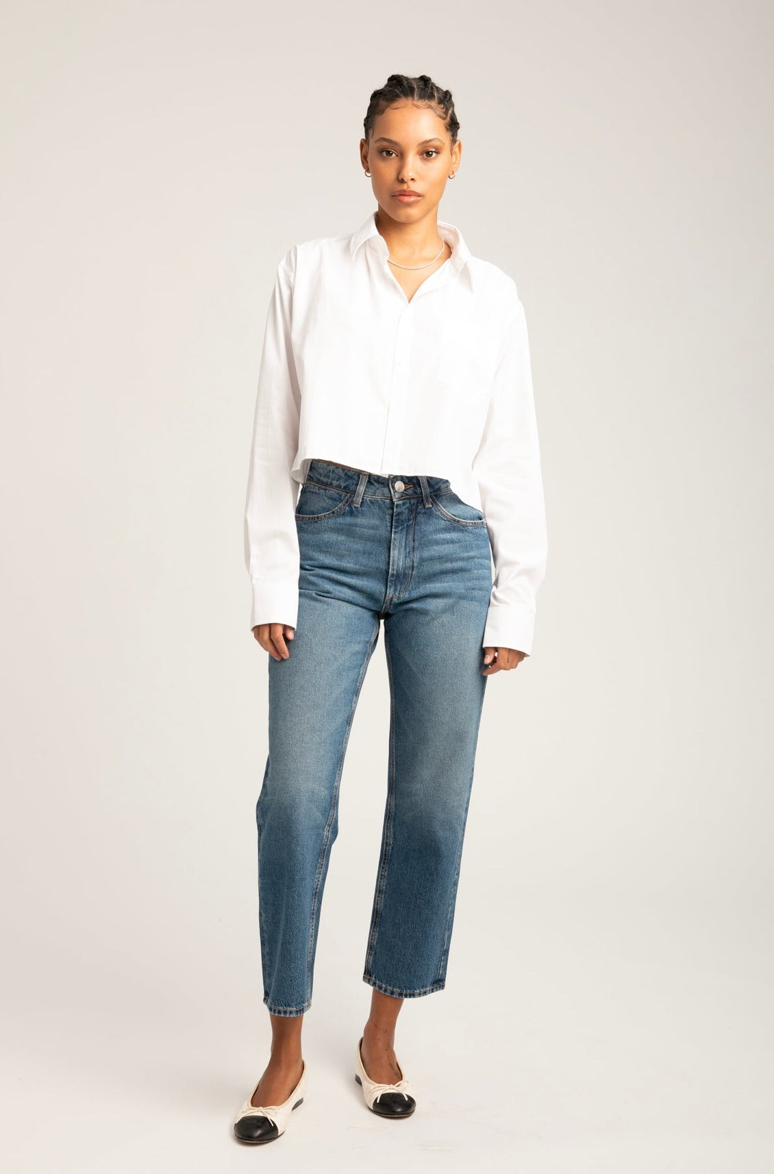 Gainsbourg Cropped Straight Leg Denim
