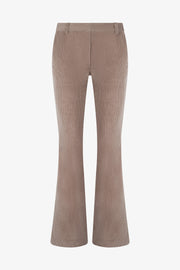 Corduroy Micro Flare Trousers