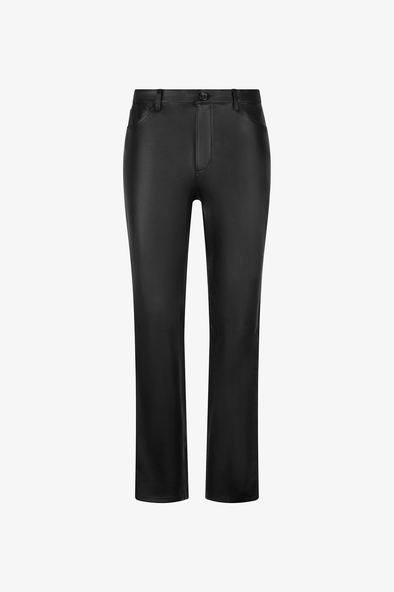 Vincent Leather Slim Fit Trouser