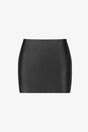 Leather Micro Mini Skirt