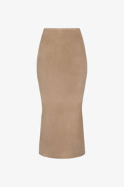 Carolyn Suede Tube Skirt