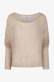 Cashmere Silk Off Shoulder Sweater