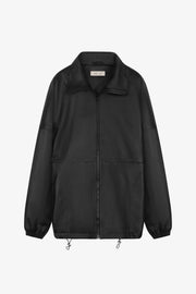 Leather Anorak Jacket