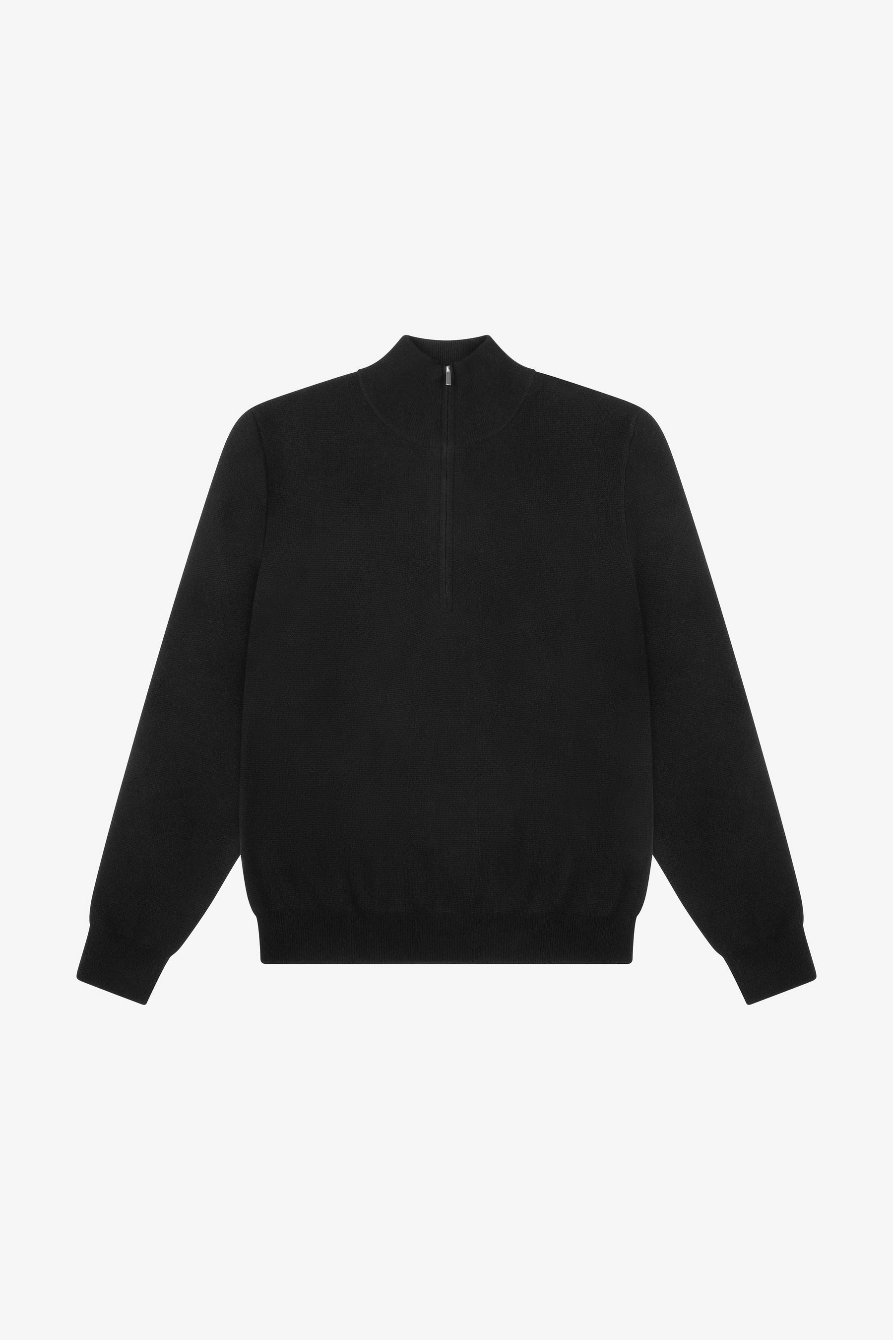 Cashmere Quarter Zip Sweater