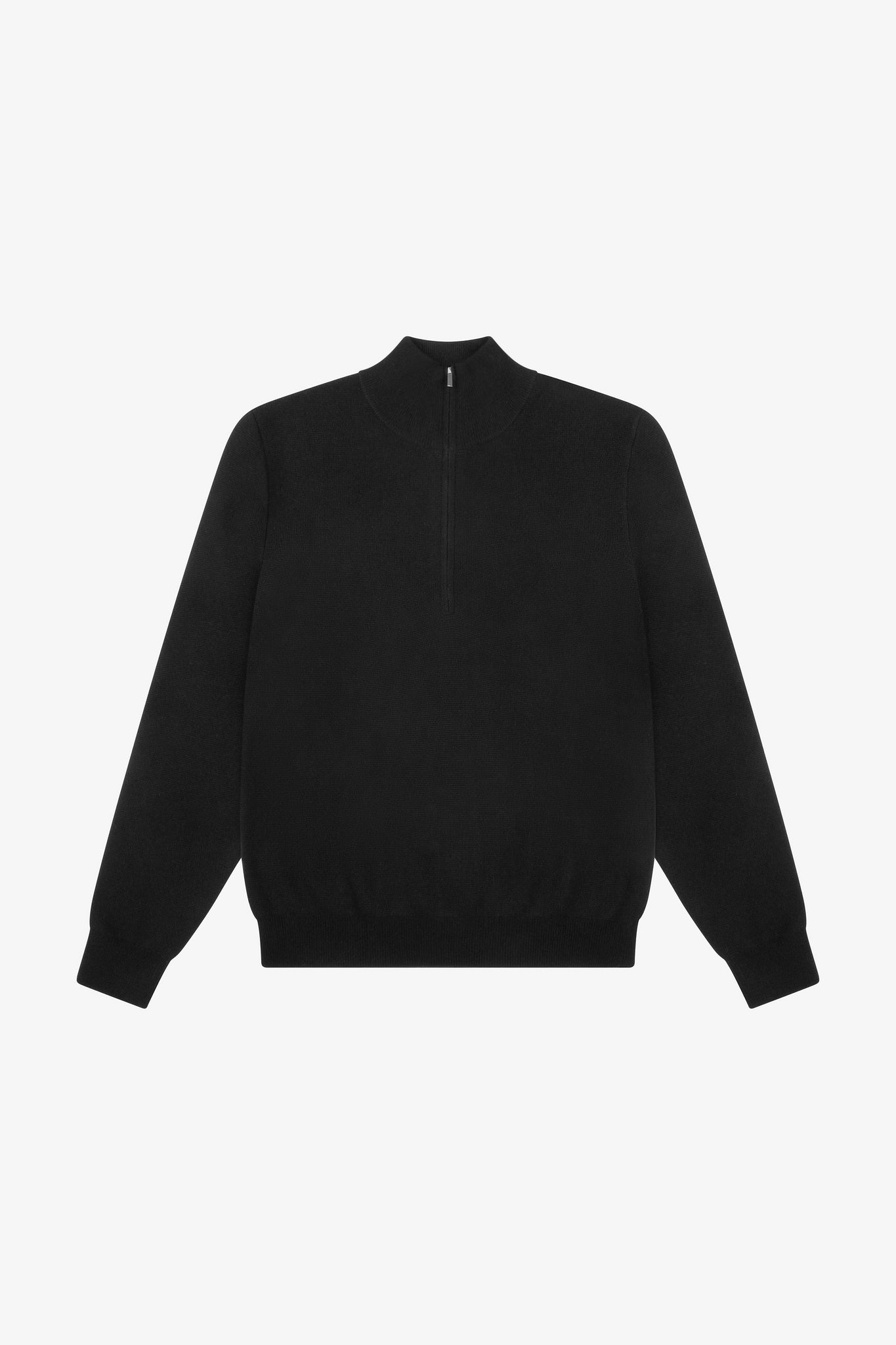 Cashmere Quarter Zip Sweater