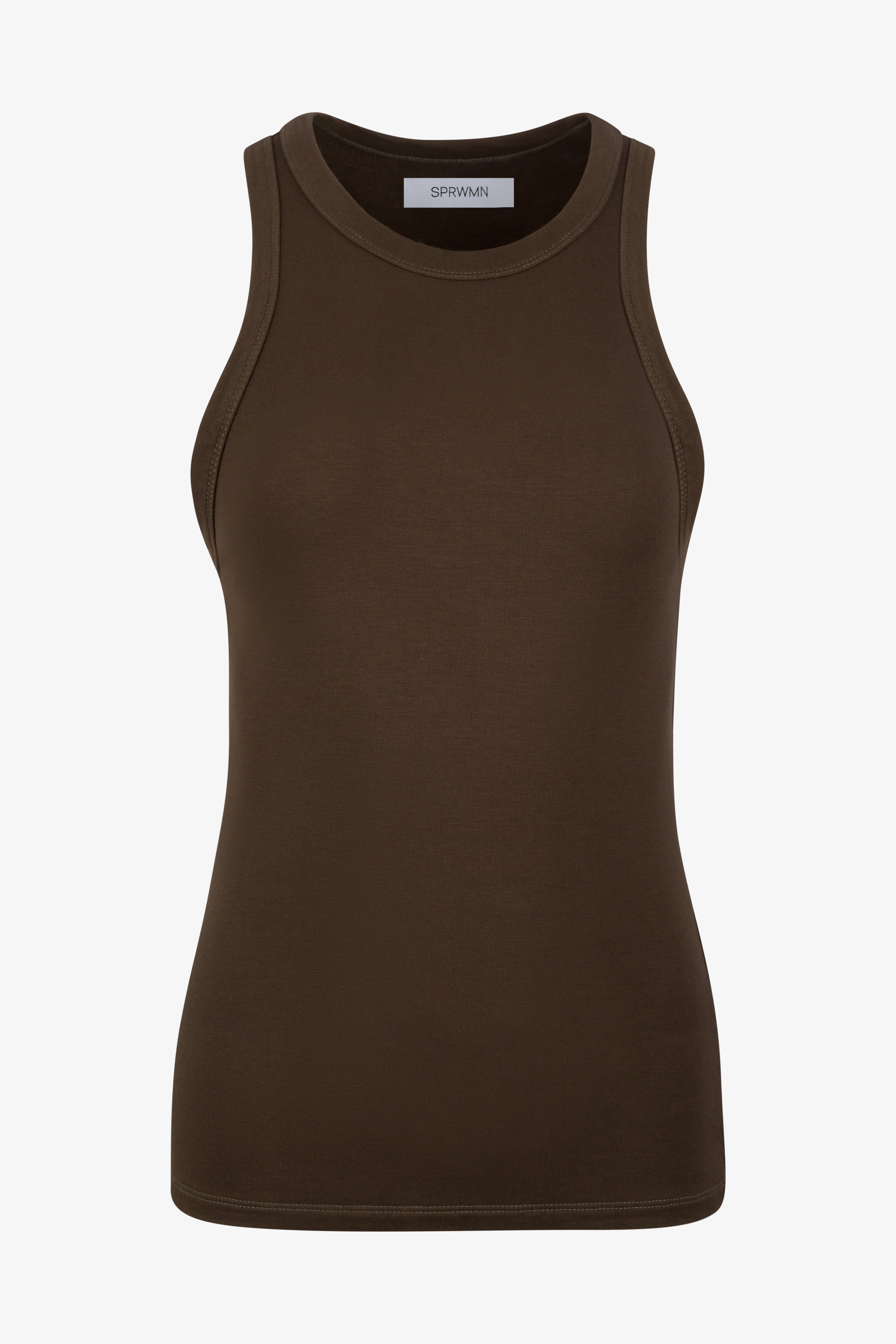 Light French Terry Racer Tank
