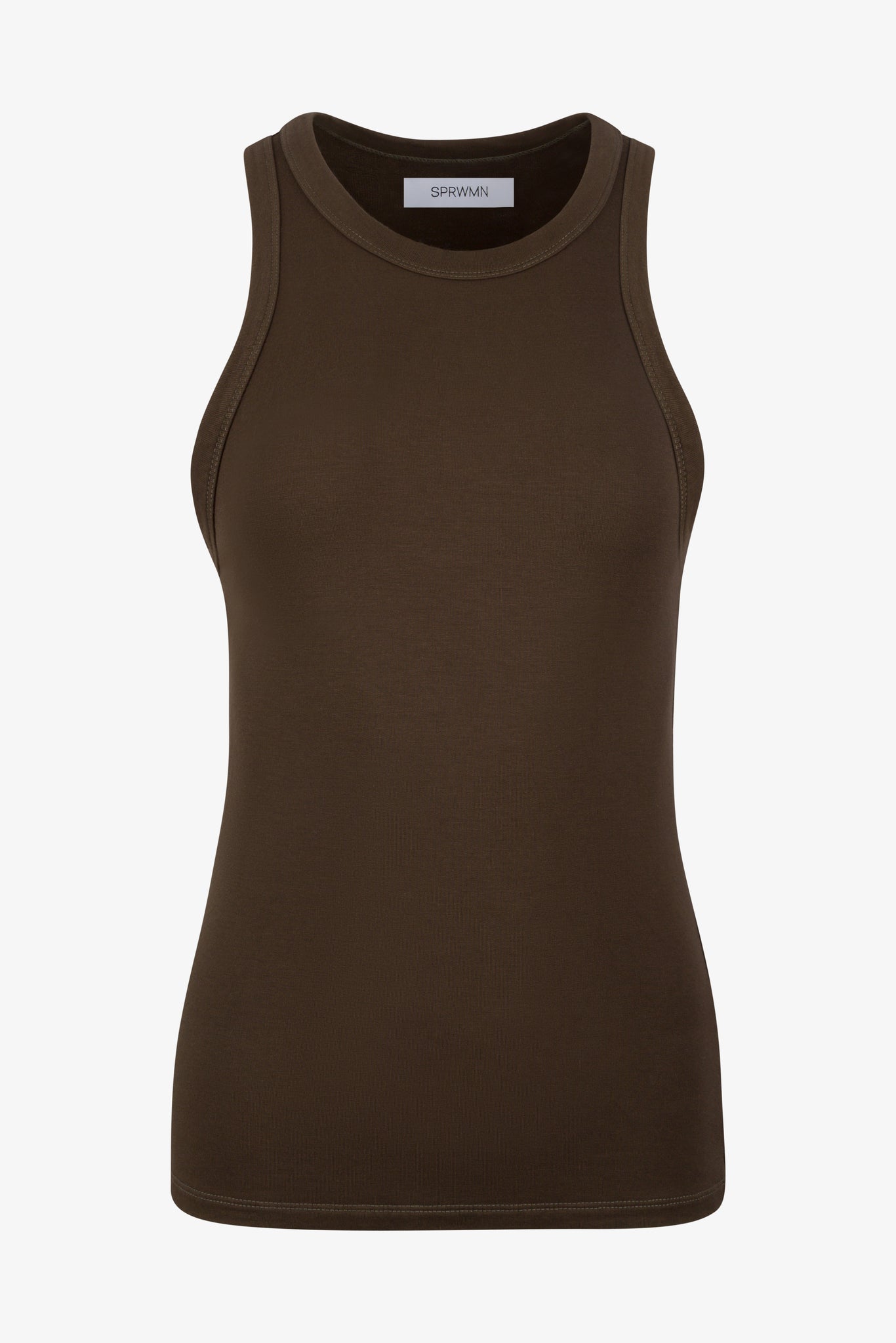 Light French Terry Racer Tank