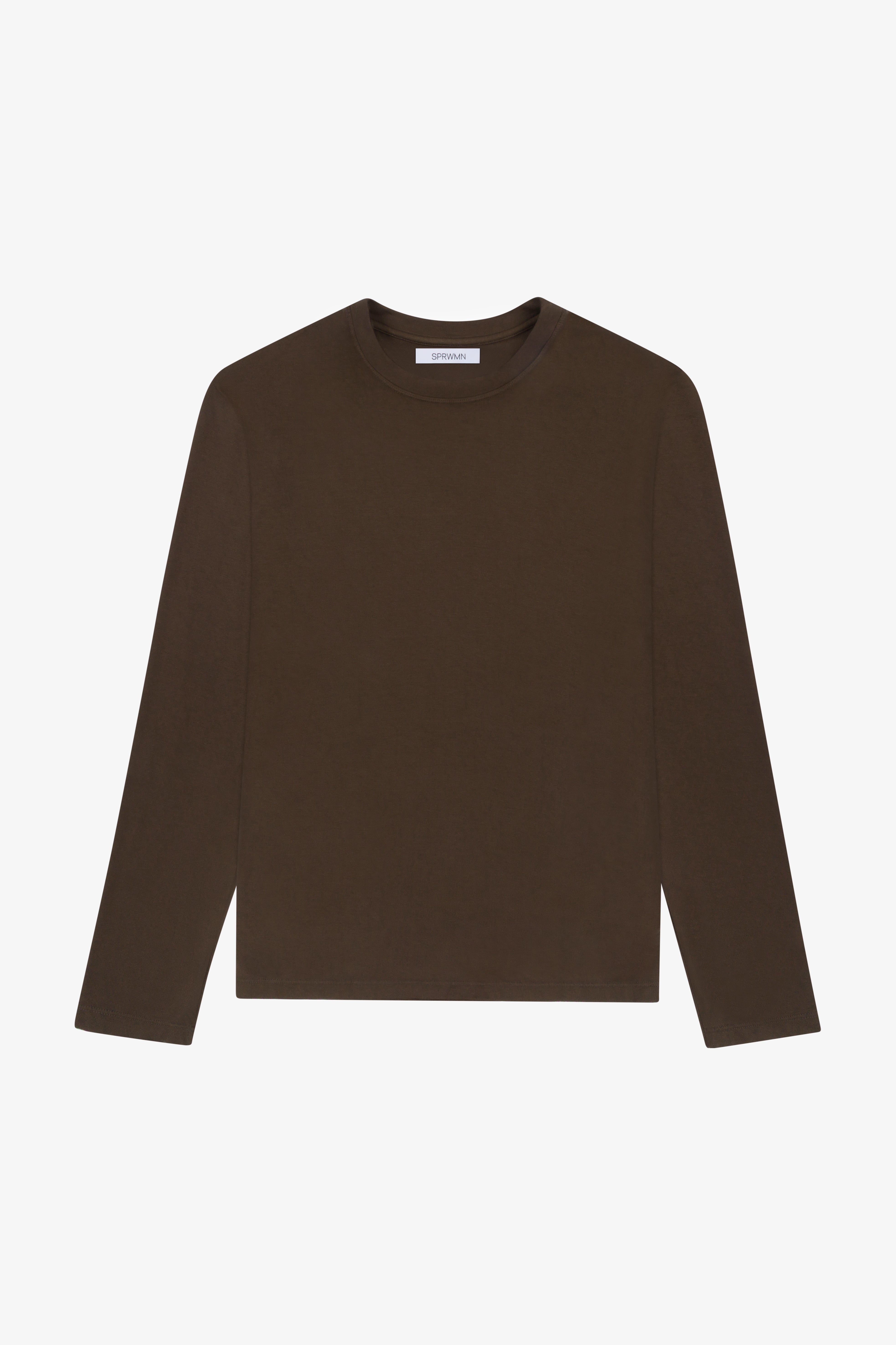 Light French Terry Long Sleeve Oversized Tee