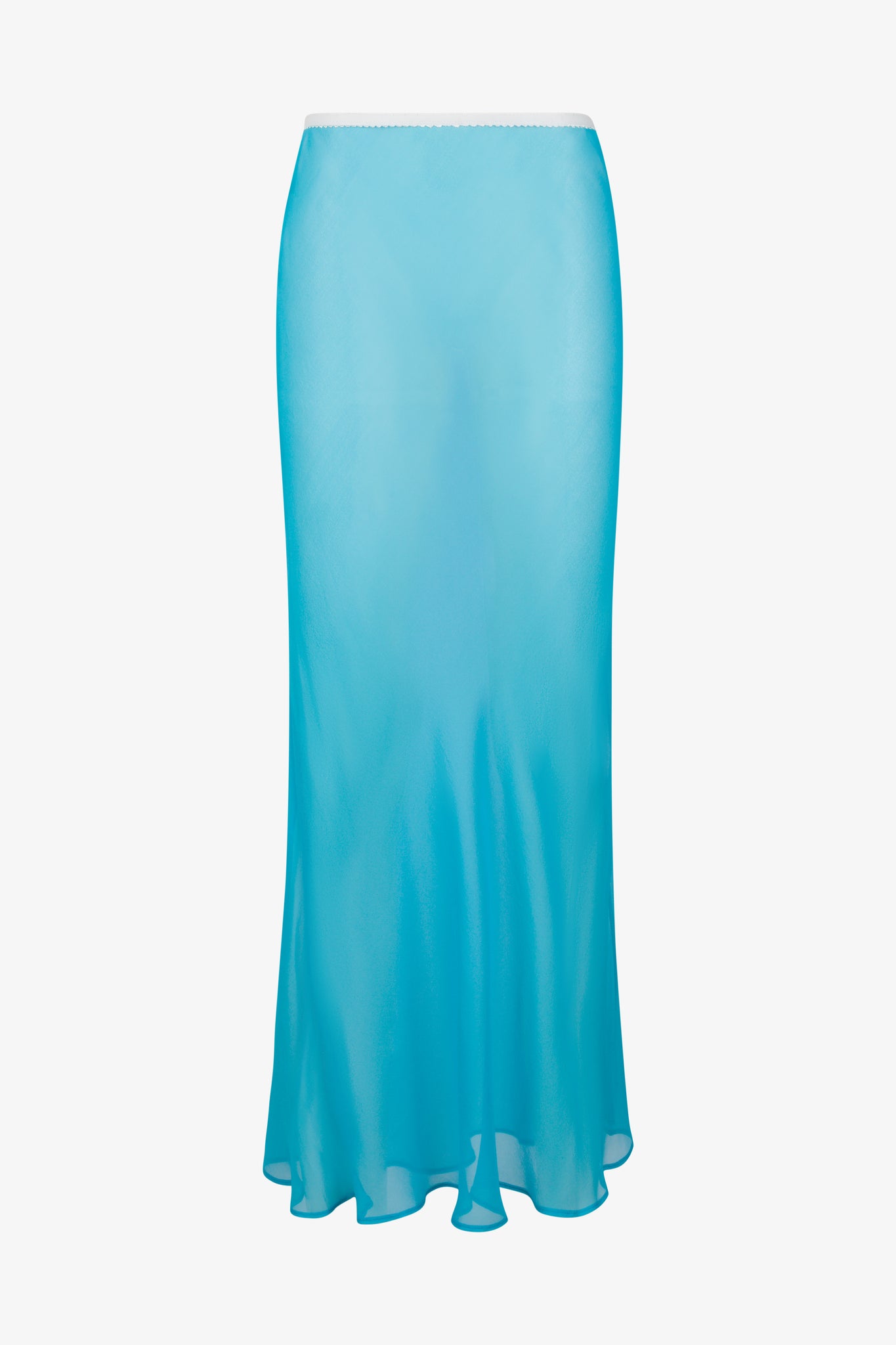Lara Silk Chiffon Midi Skirt