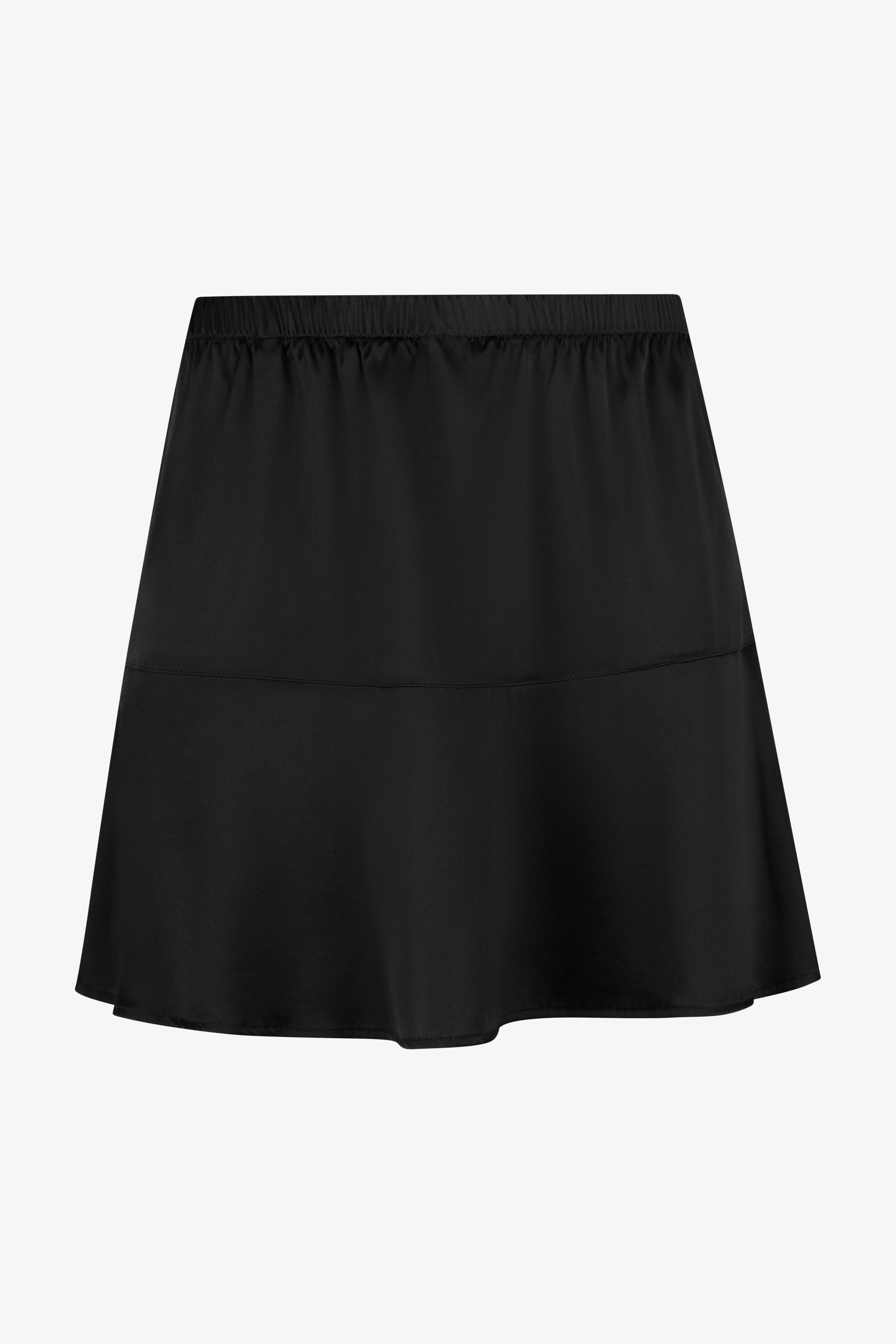 Mary Jane Silk Charmeuse Mini Skirt