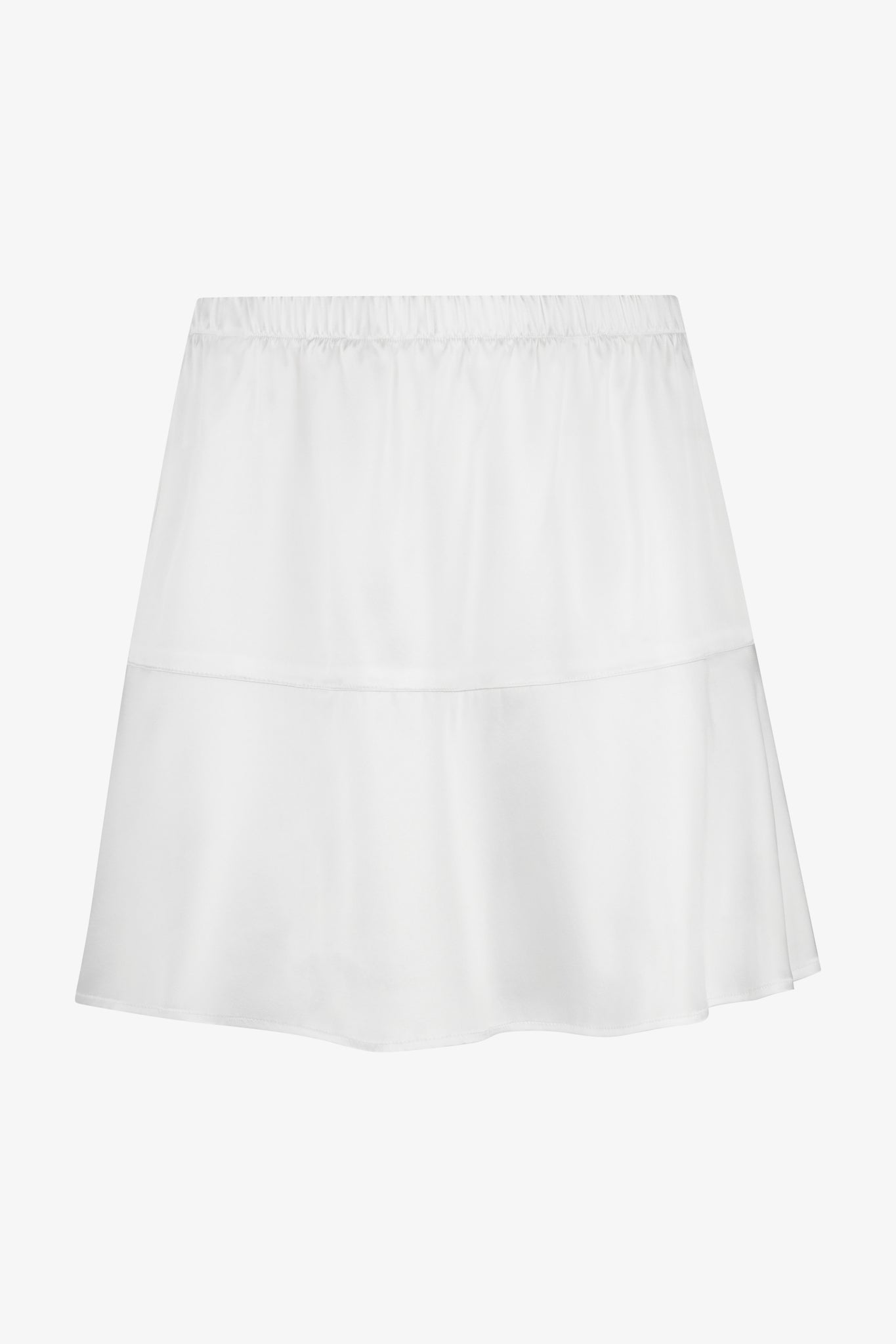 Mary Jane Silk Charmeuse Mini Skirt