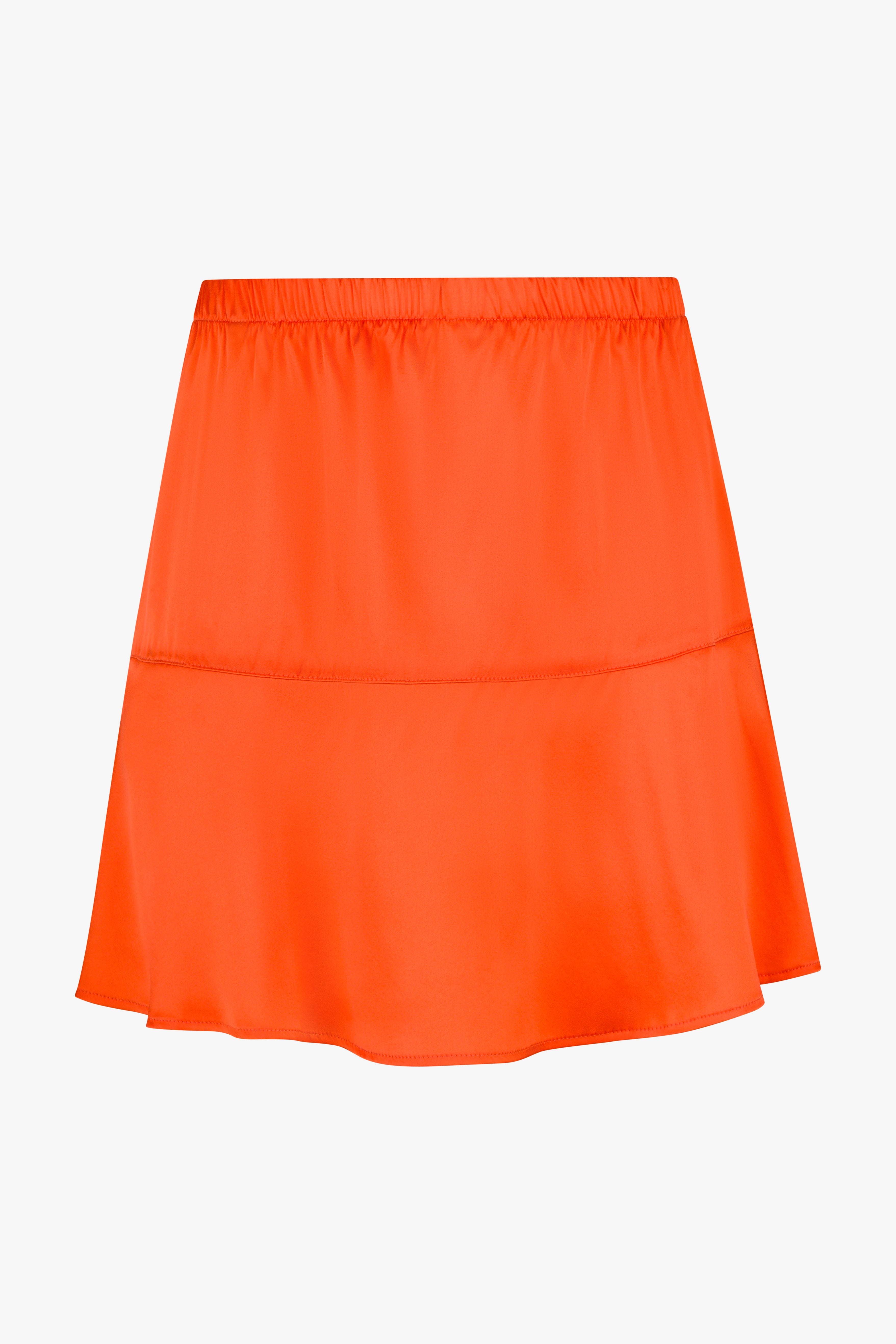 Mary Jane Silk Charmeuse Mini Skirt