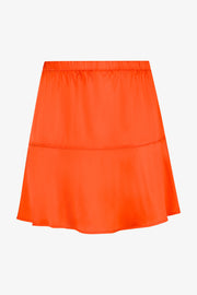 Mary Jane Silk Charmeuse Mini Skirt