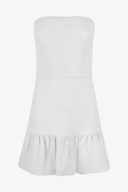 Mary Jane Leather Mini Dress