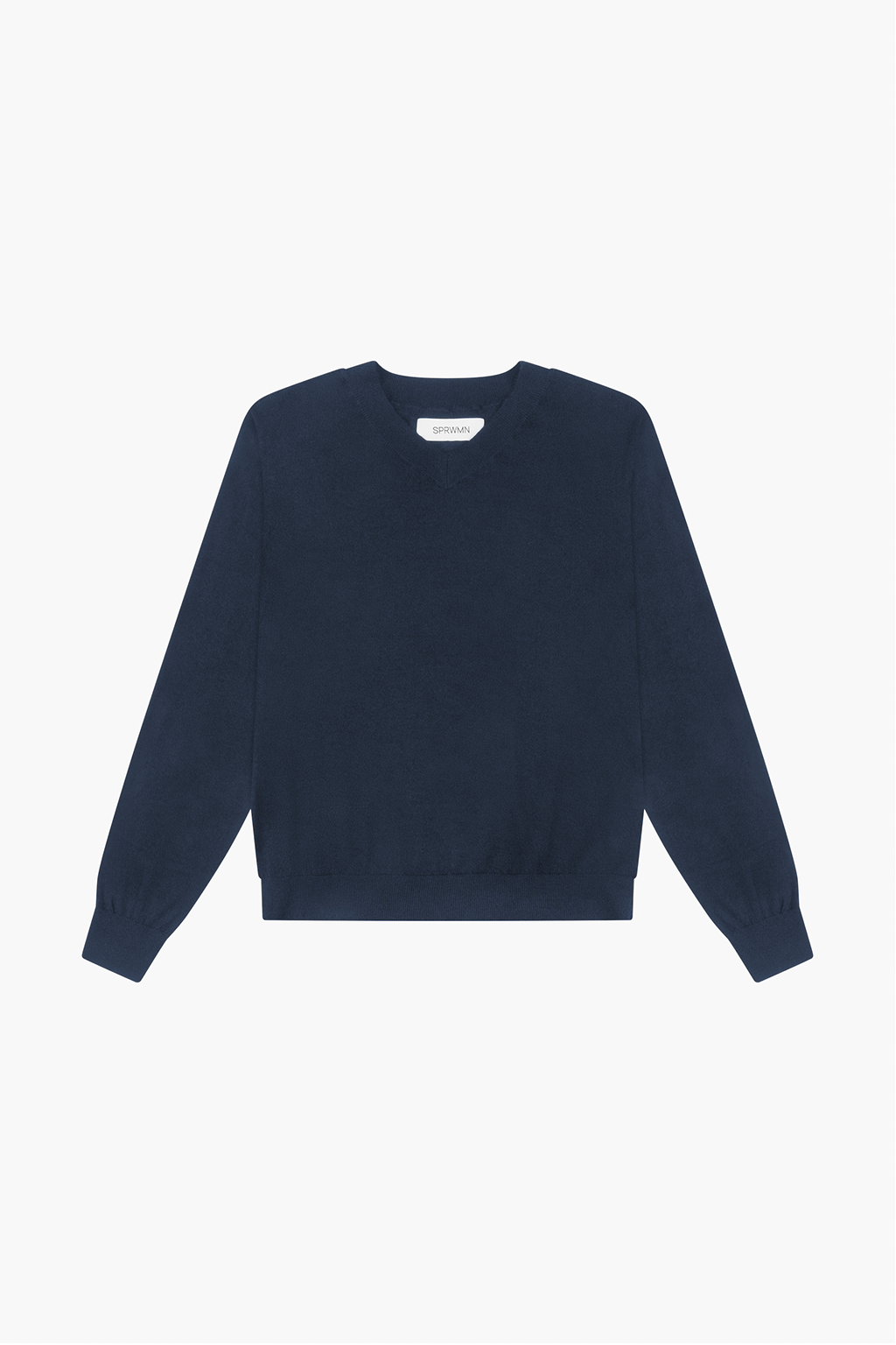 Cashmere Shrunken V Neck
