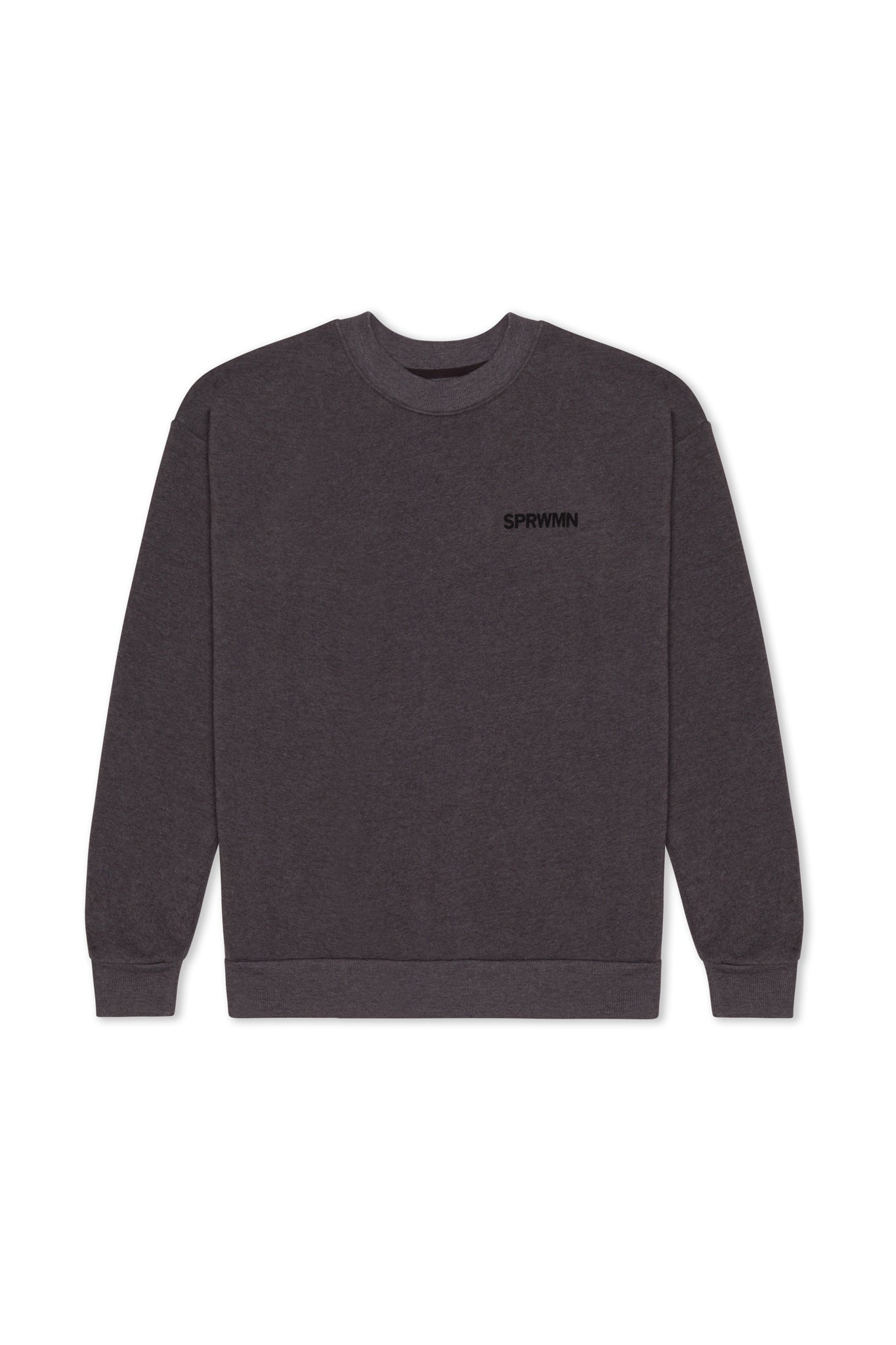 Charcoal Fleece Tiny Logo Sweatshirt