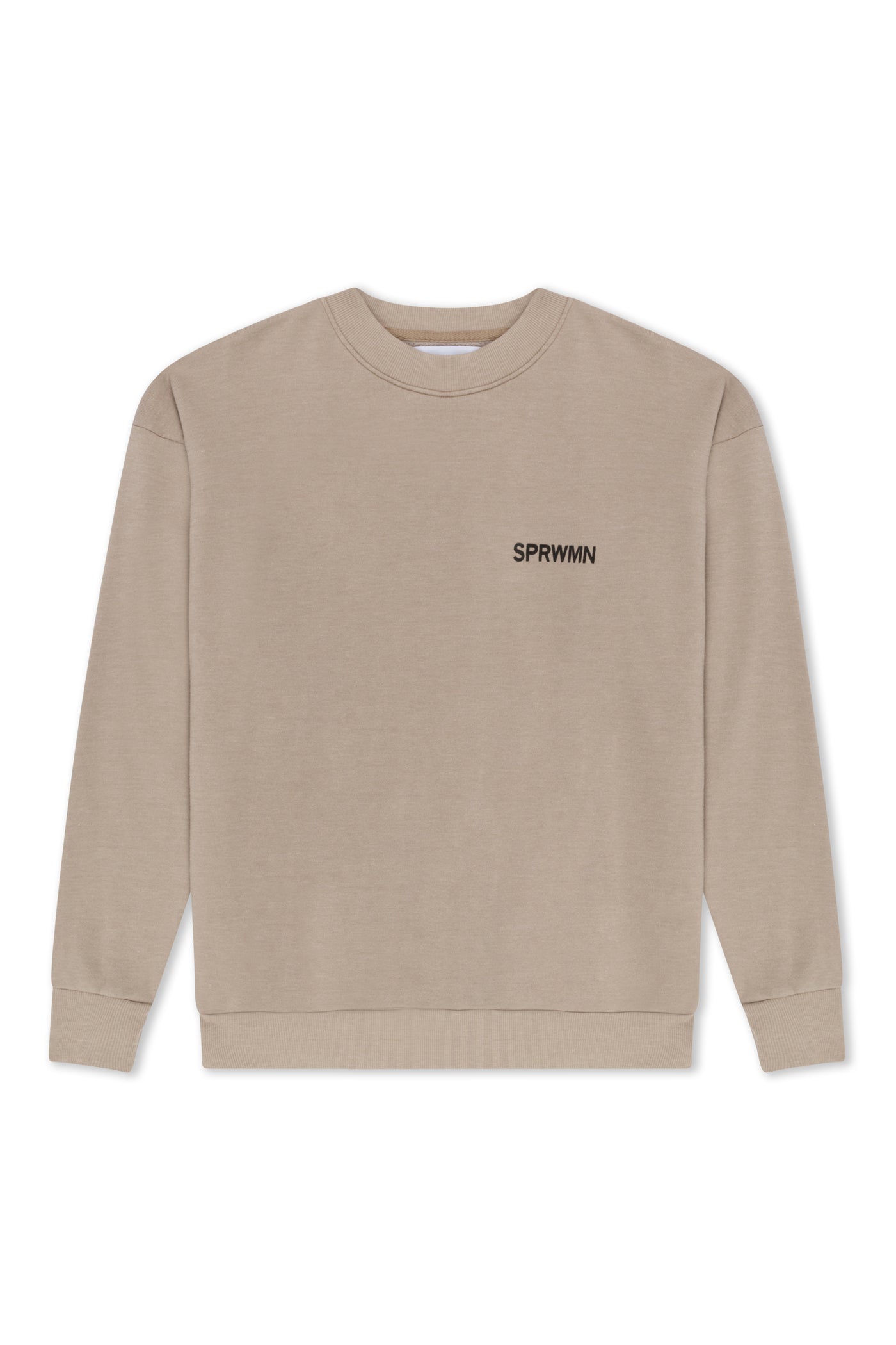 Khaki Fleece Tiny Logo Sweatshirt