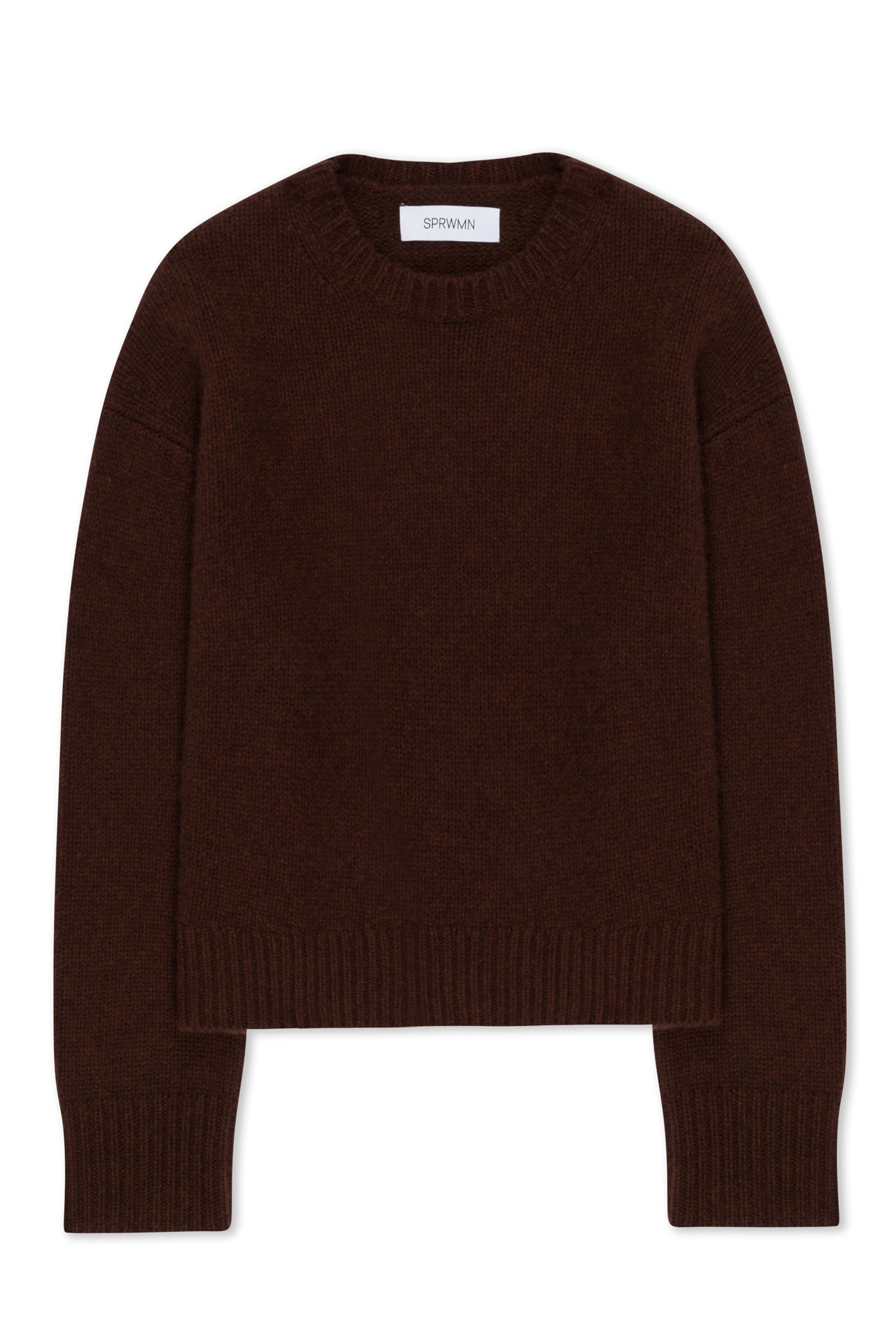 Mocha Heavy Cashmere Sweater
