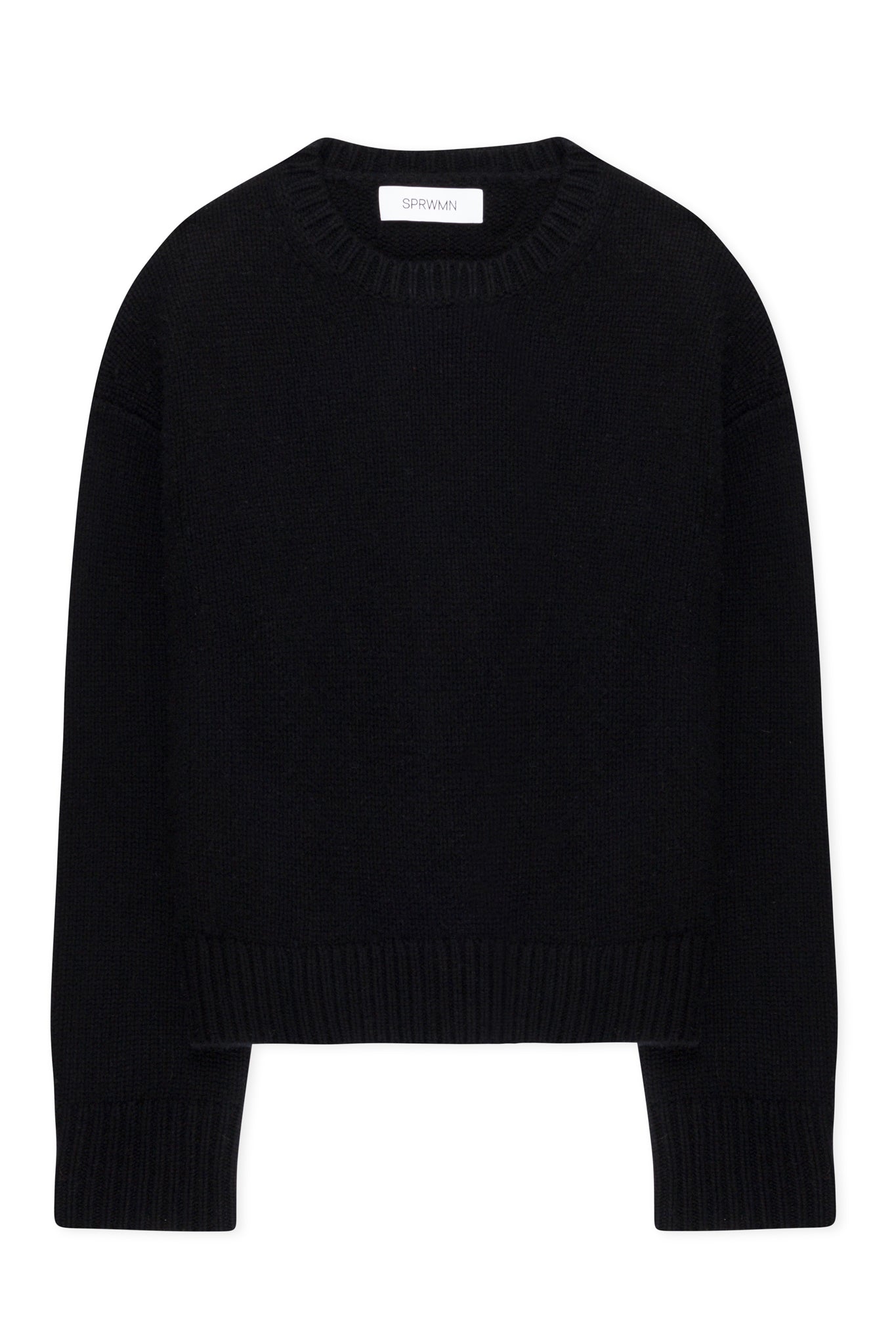 Black Heavy Cashmere Sweater