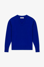 Cashmere V-Neck Boyfriend Sweater