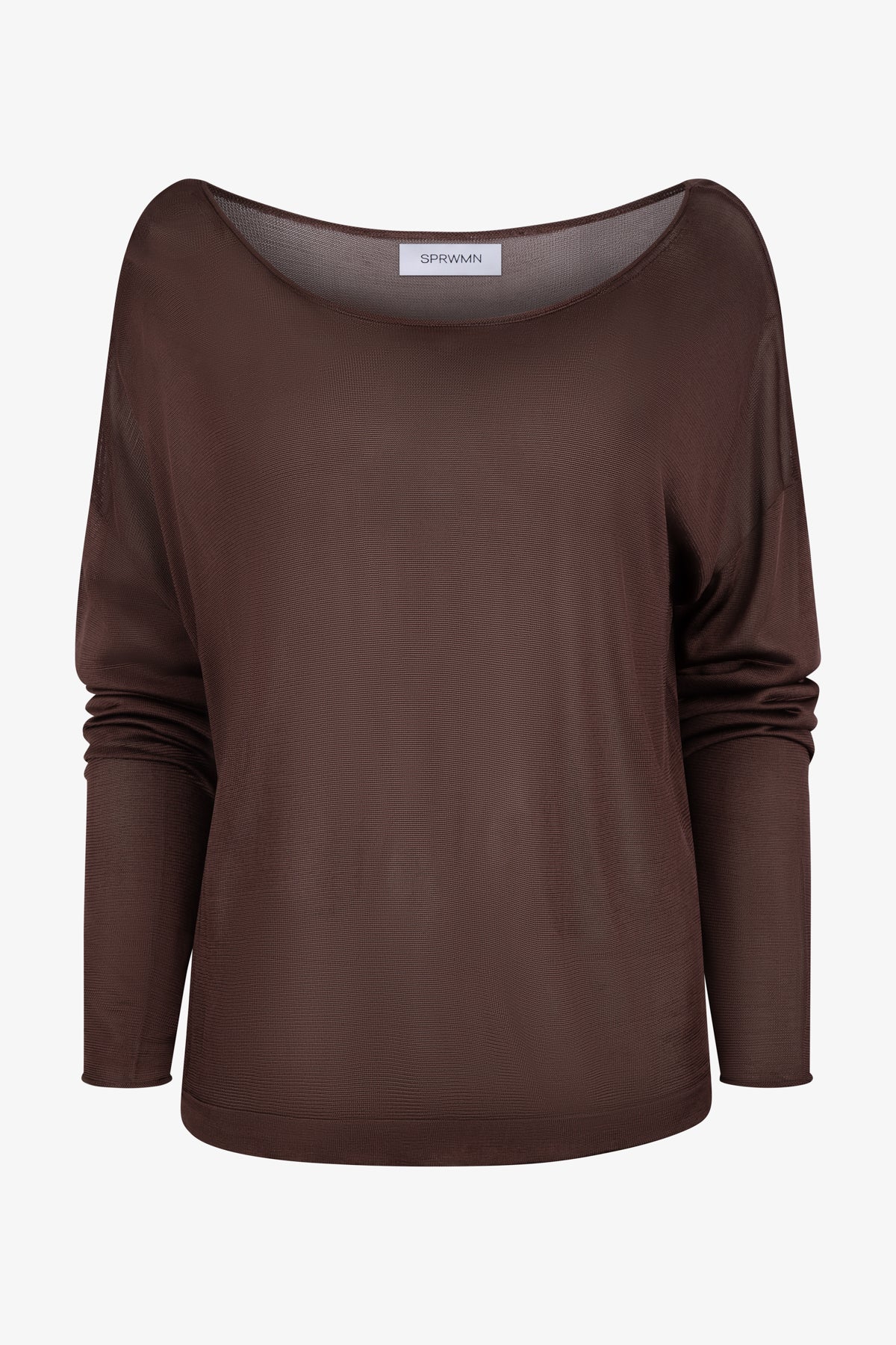 Viscose Jersey Off Shoulder Sweater