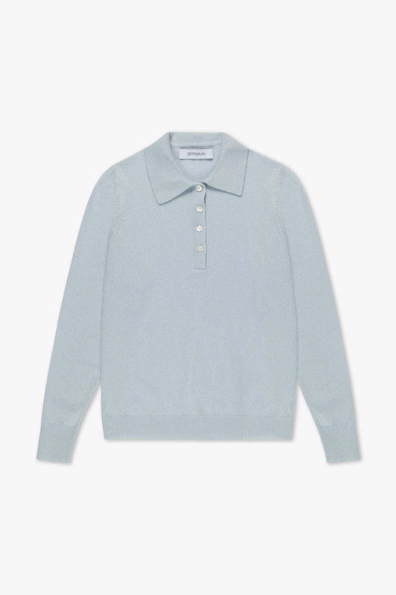 Cashmere Polo Sweater