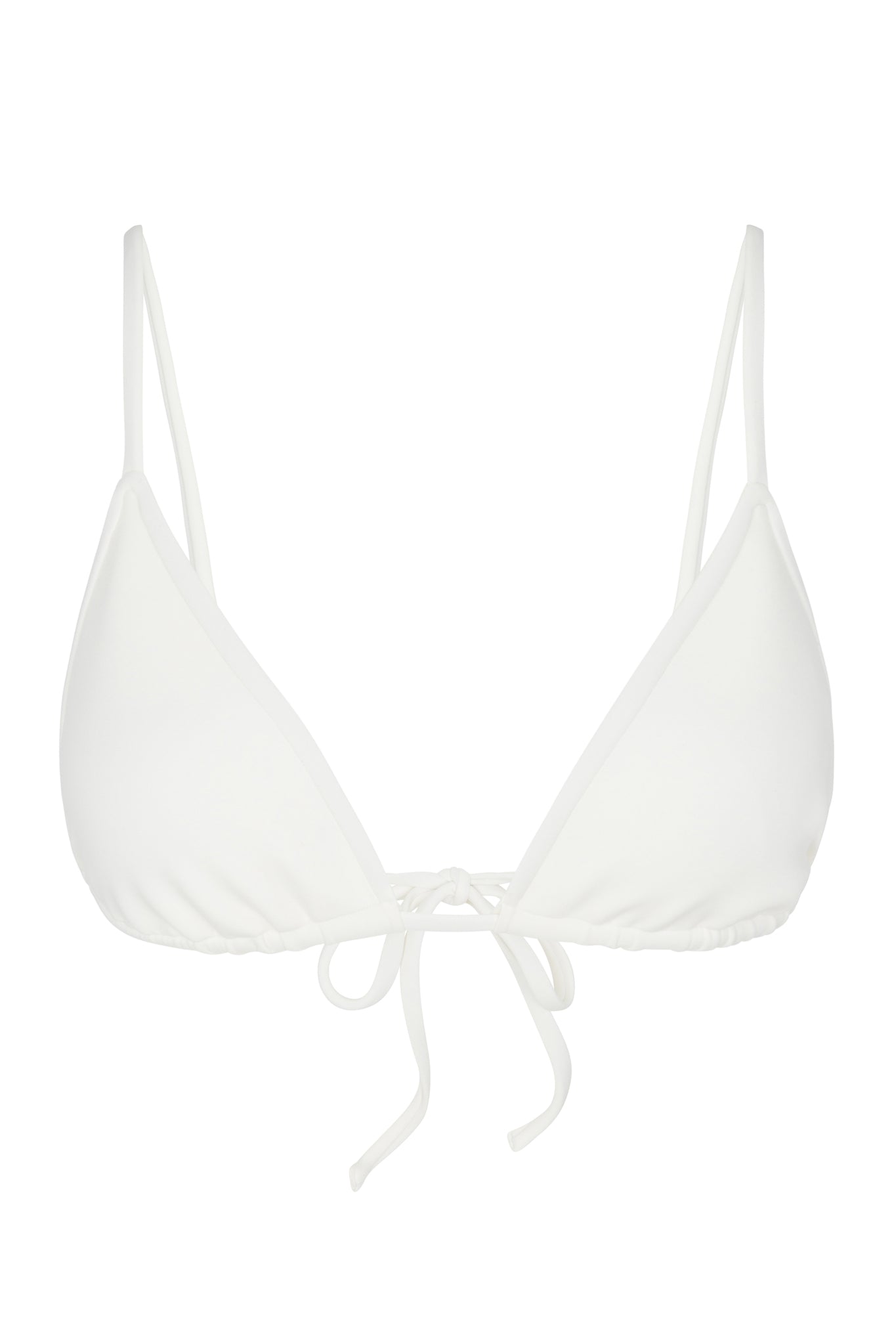 Off-White Triangle Bikini Top