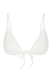 Off-White Triangle Bikini Top