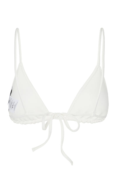 Off-White Triangle Bikini Top