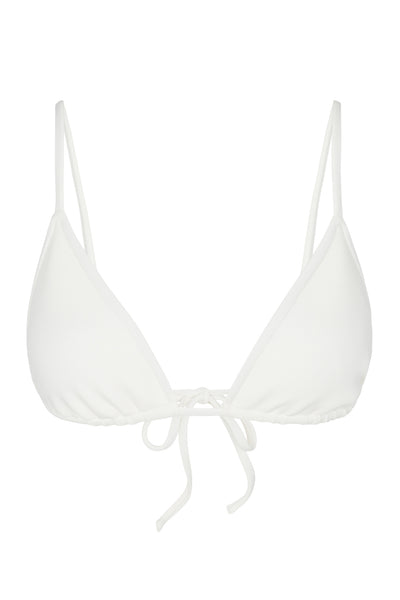 Off-White Triangle Bikini Top