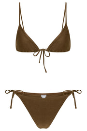 Mocha Tie Bikini Bottom