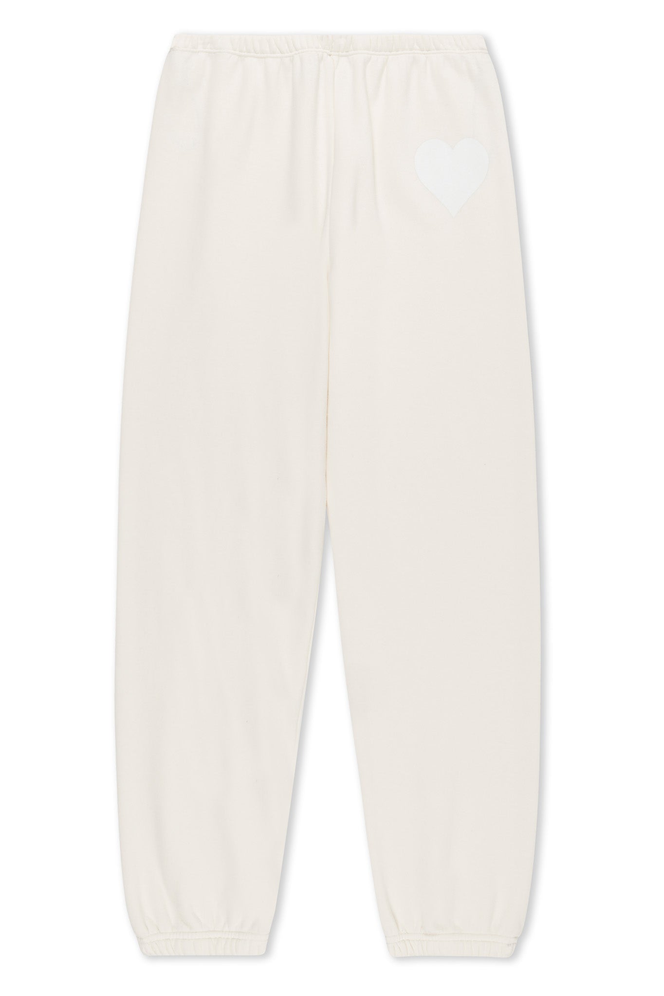 Creme Heart Sweatpants