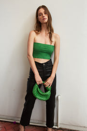 Kelly Green Suede Micro Tube Top