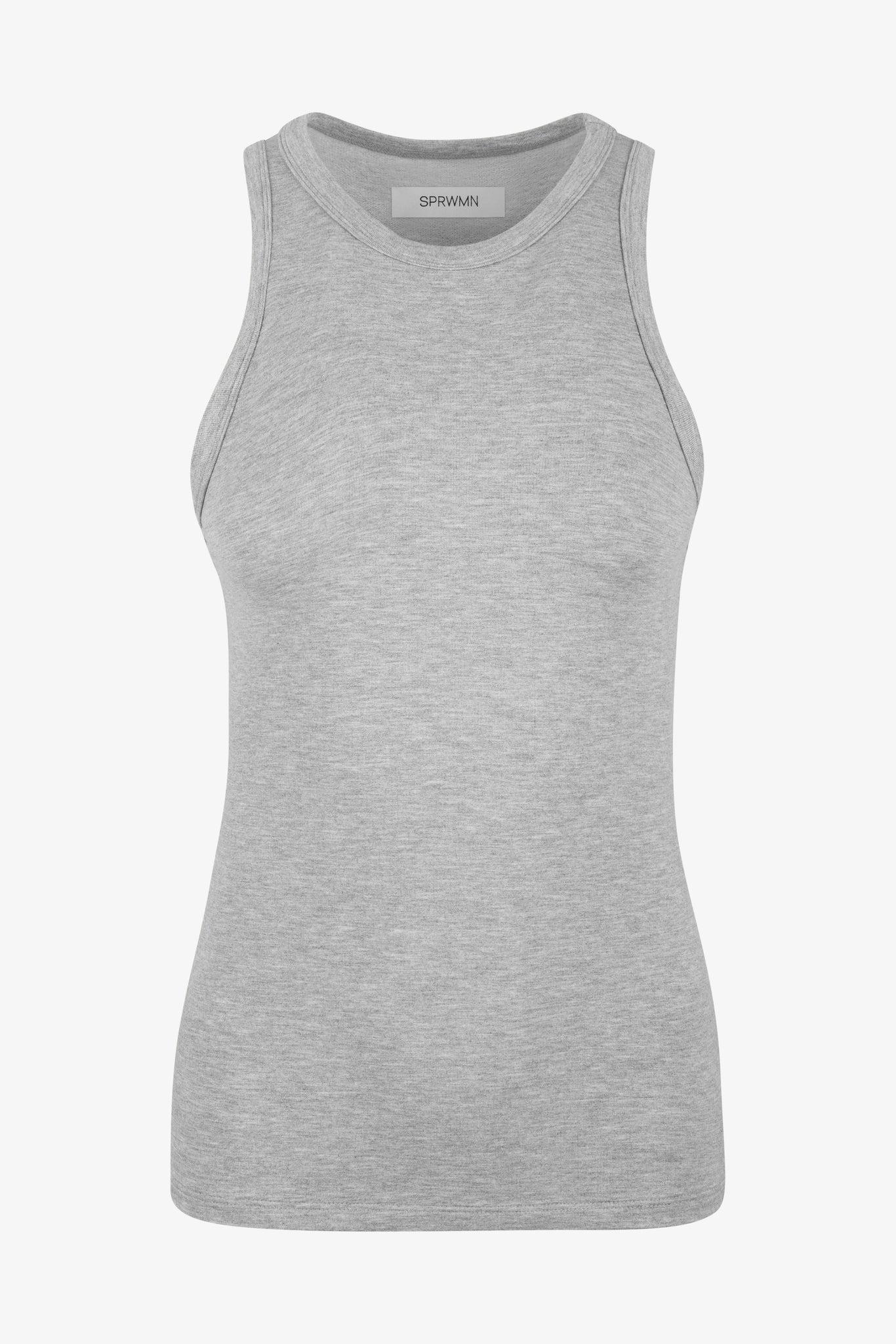 Light French Terry Racer Tank