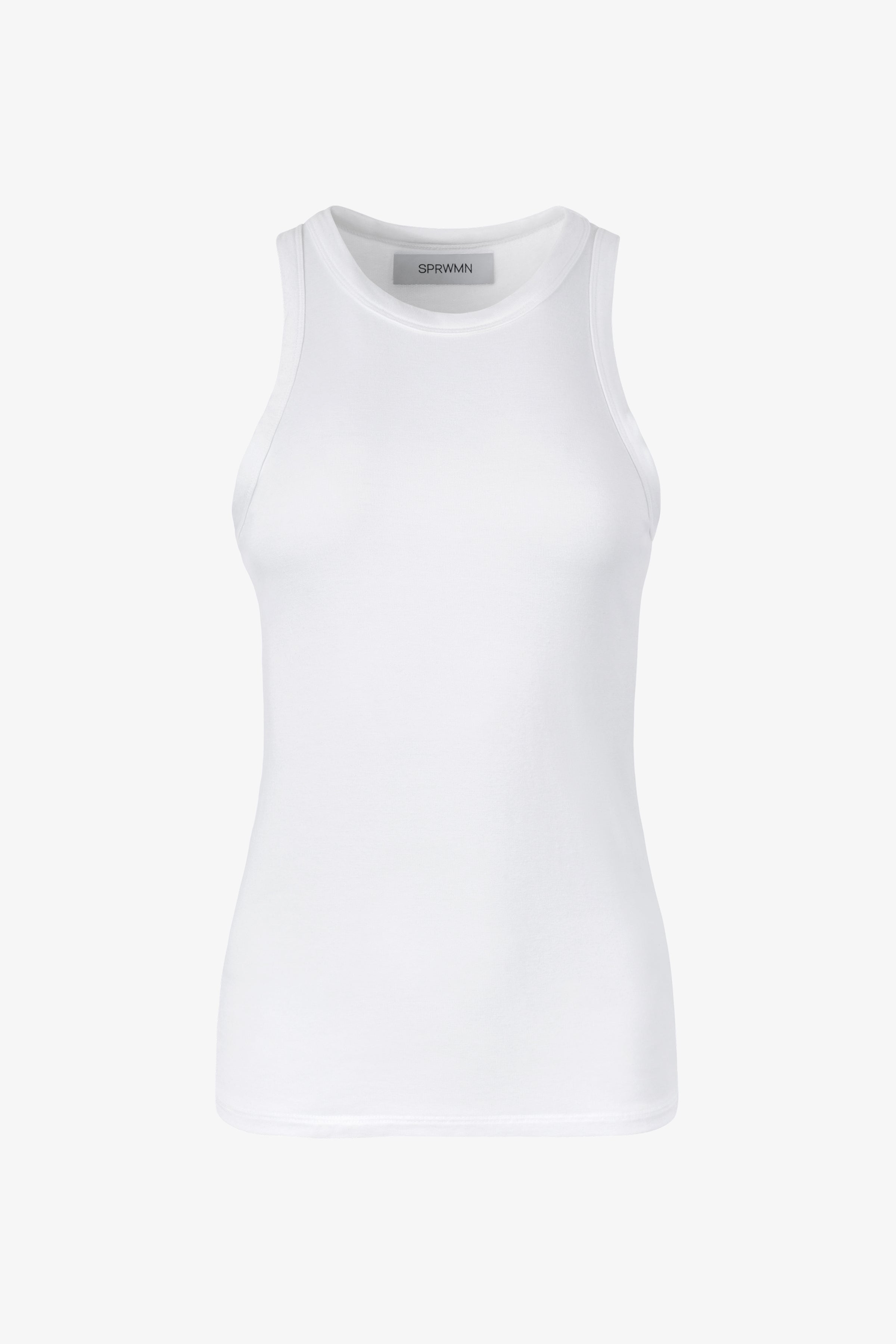 Light French Terry Racer Tank